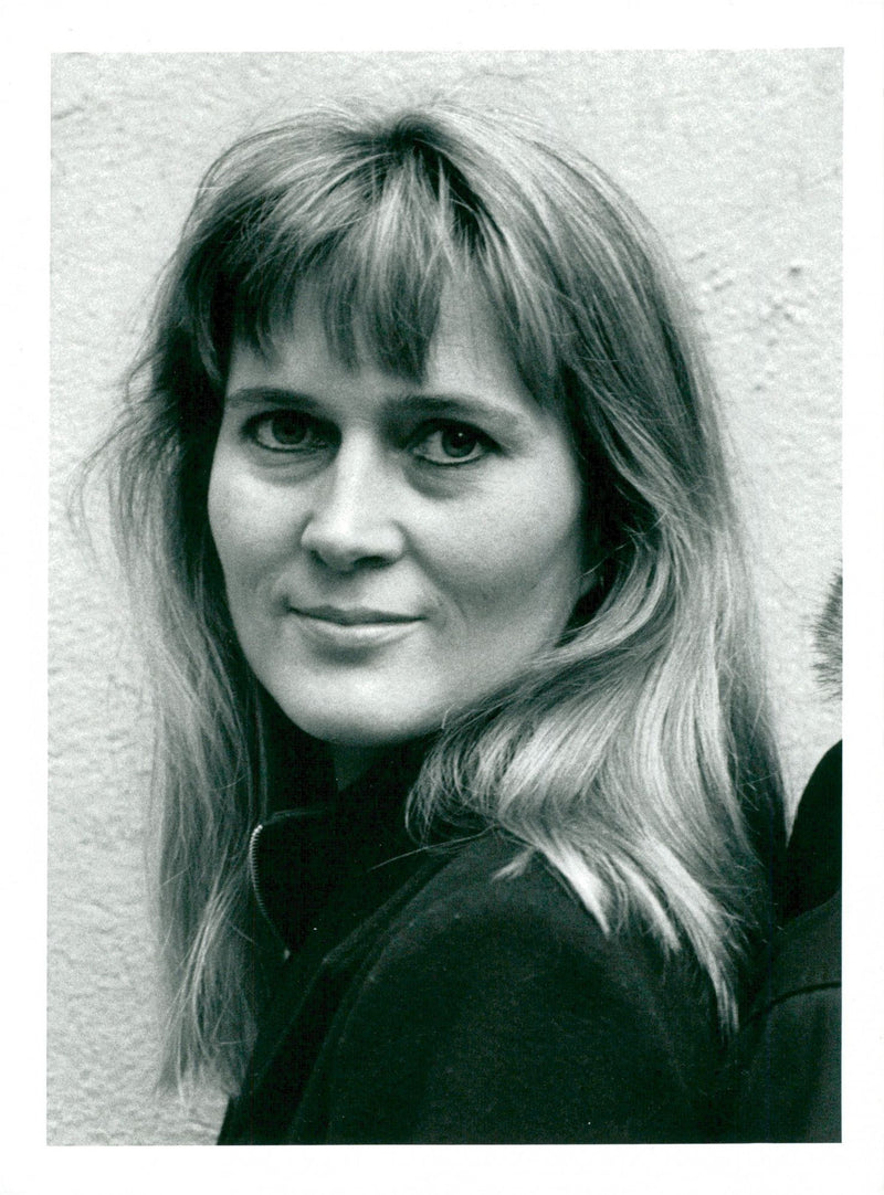 Poet and Swedish Academy member Katarina Frostenson - Vintage Photograph