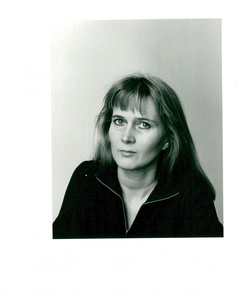 Poet and Swedish Academy member Katarina Frostenson - Vintage Photograph