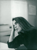 Poet and Swedish Academy member Katarina Frostenson - Vintage Photograph