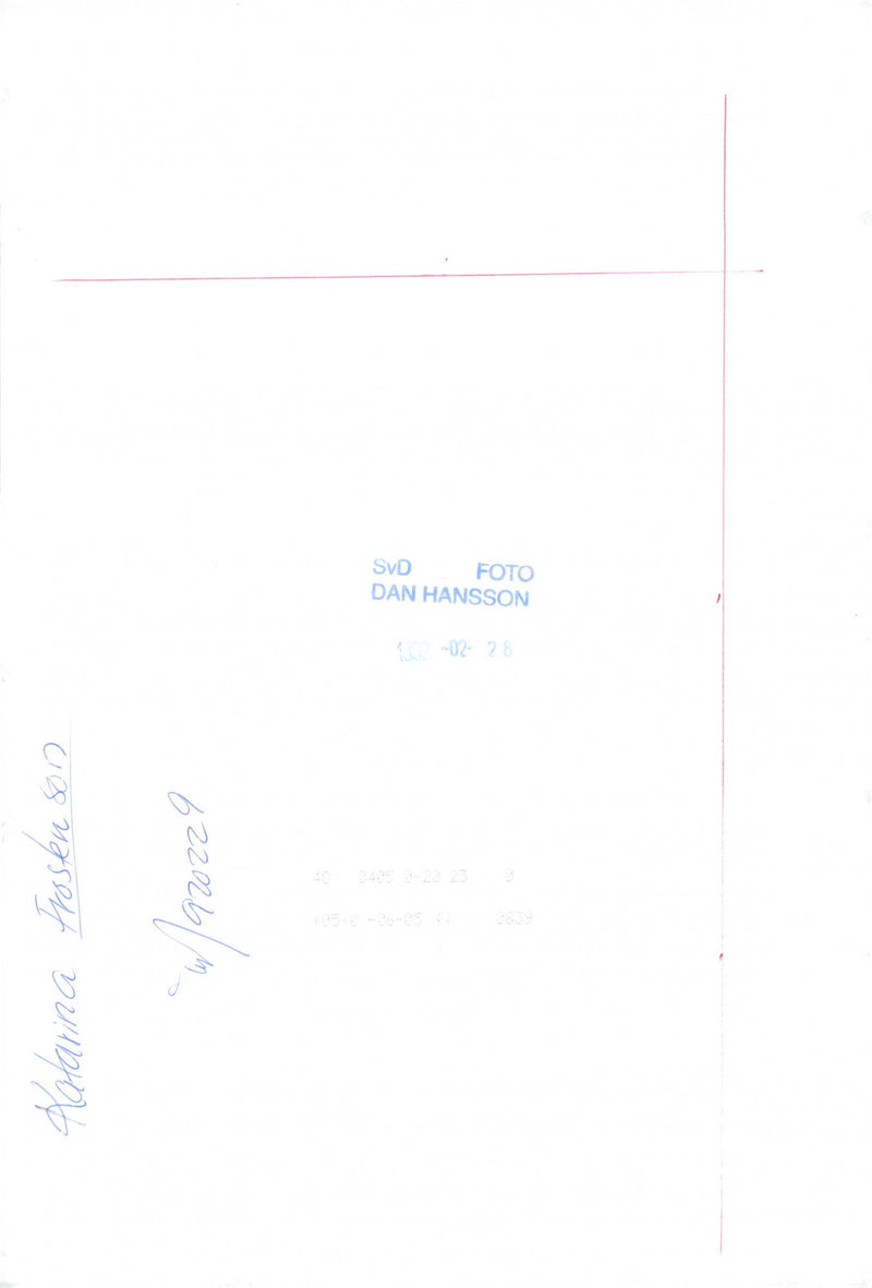 Poet and Swedish Academy member Katarina Frostenson - Vintage Photograph