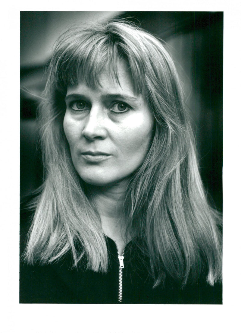 Poet and Swedish Academy member Katarina Frostenson - Vintage Photograph