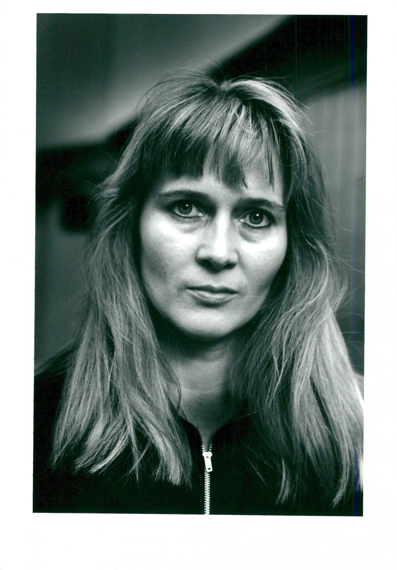 Poet and Swedish Academy member Katarina Frostenson - Vintage Photograph