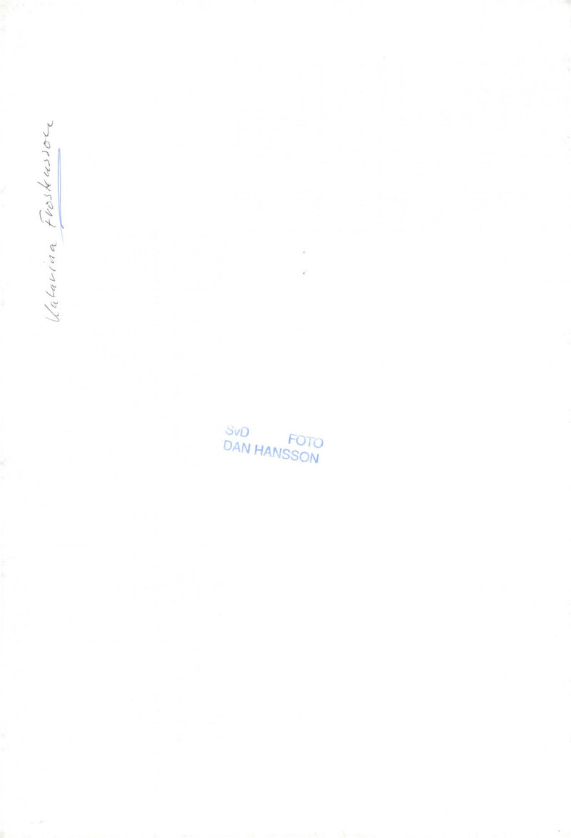 Poet and Swedish Academy member Katarina Frostenson - Vintage Photograph