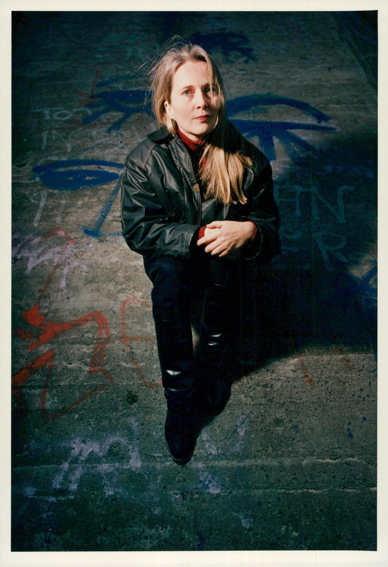 Poet and Swedish Academy member Katarina Frostenson - Vintage Photograph