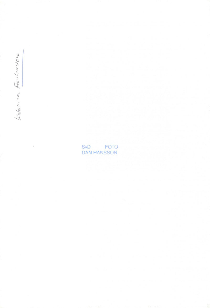 Poet and Swedish Academy member Katarina Frostenson - Vintage Photograph