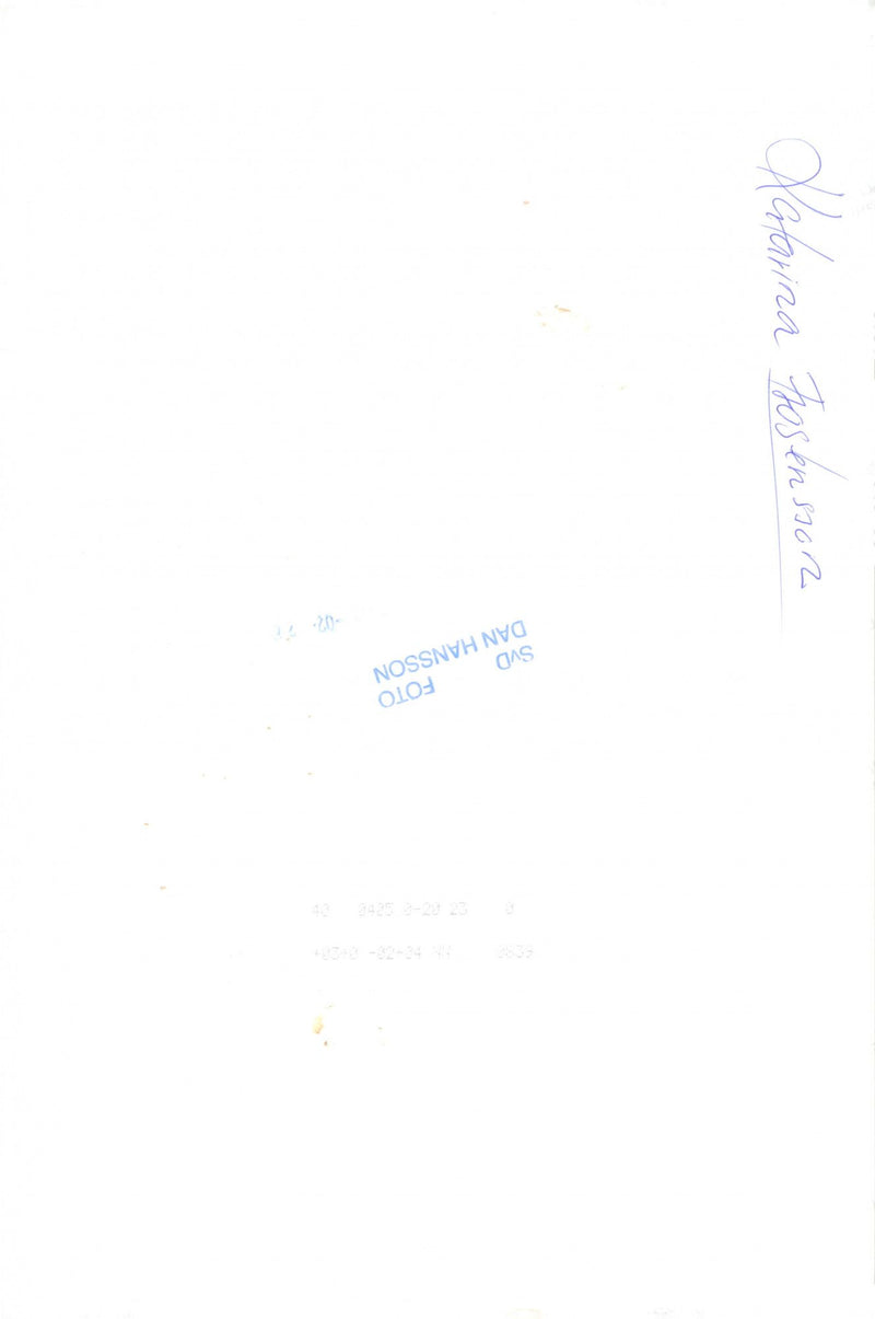 Poet and Swedish Academy member Katarina Frostenson - Vintage Photograph