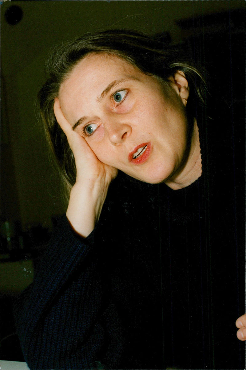 Poet and Swedish Academy member Katarina Frostenson - Vintage Photograph