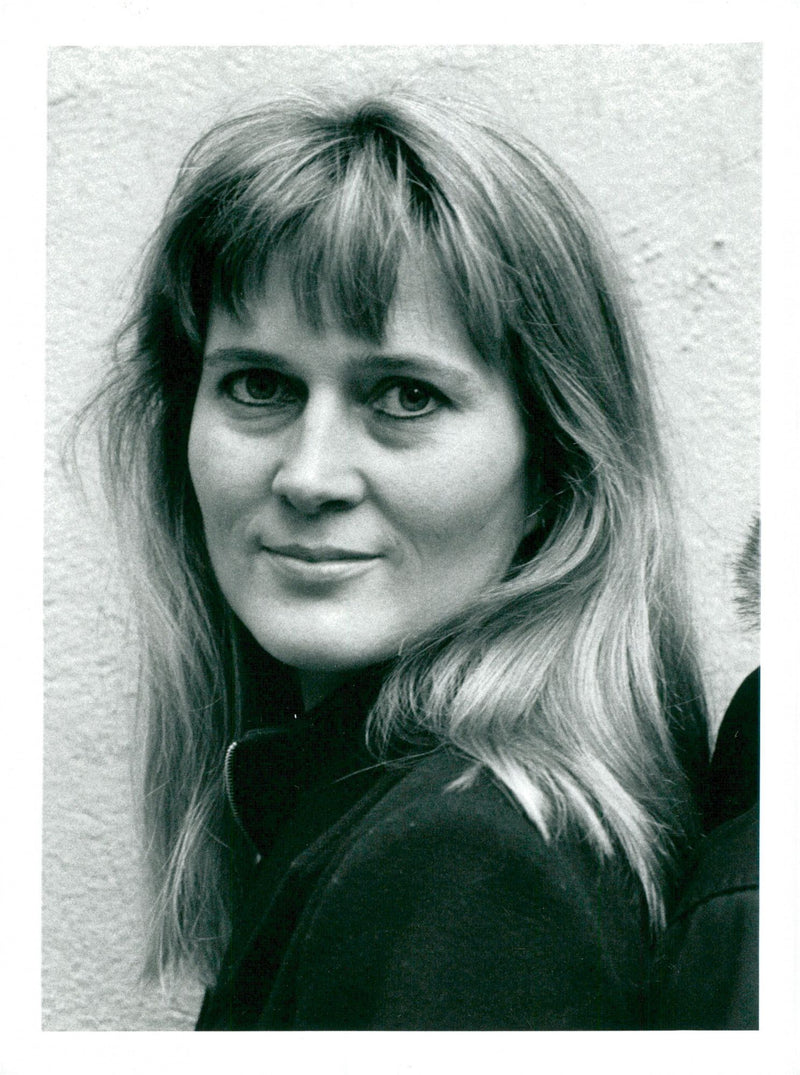 Poet and Swedish Academy member Katarina Frostenson - Vintage Photograph