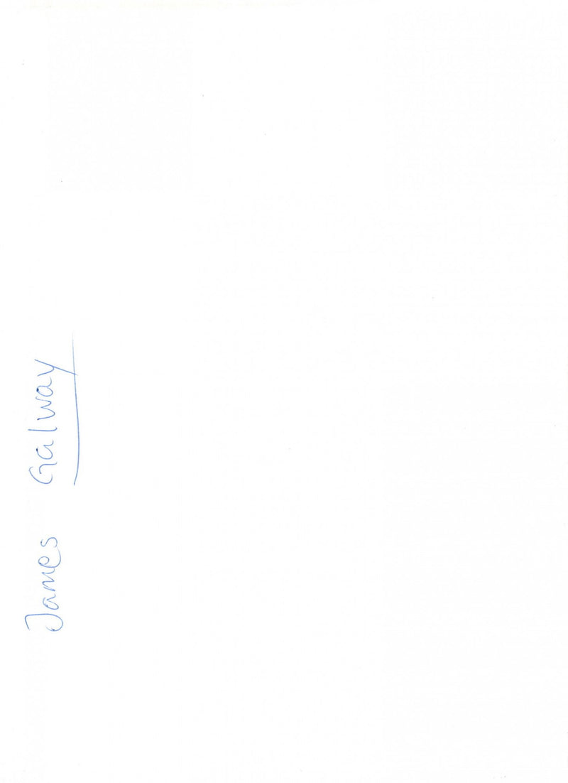 The musician James Galway - Vintage Photograph