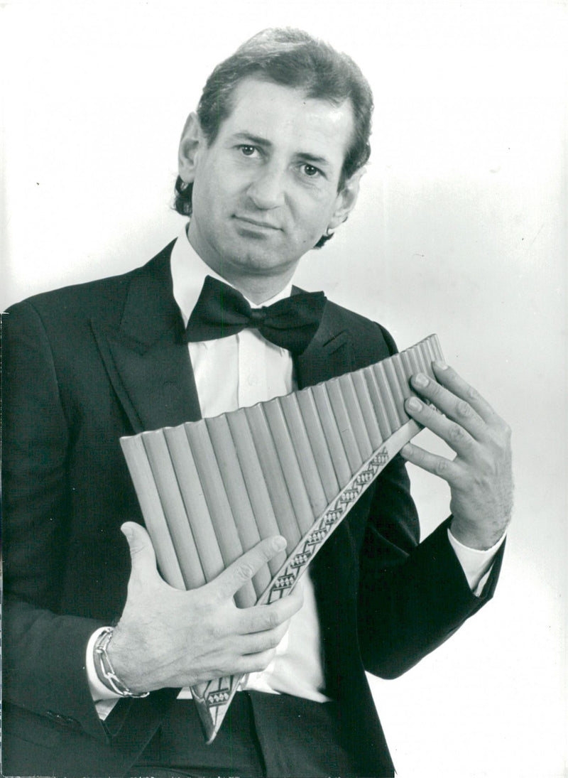 The musician James Galway - Vintage Photograph