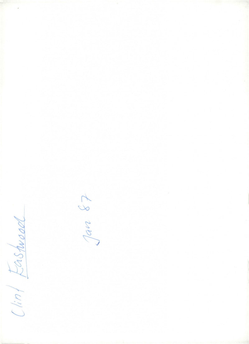 Clint Eastwood as Sgt. Tom Highway in "Heartbreak Ridge" - Vintage Photograph