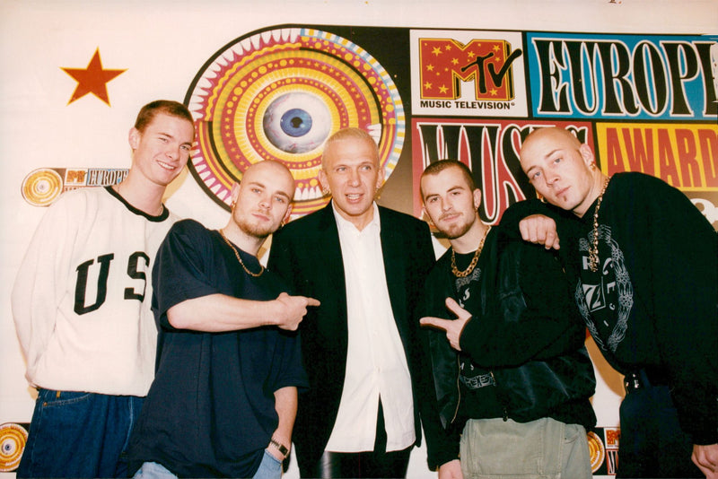 The East 17 Pop Group at the MTV Europe Music Awards - Vintage Photograph