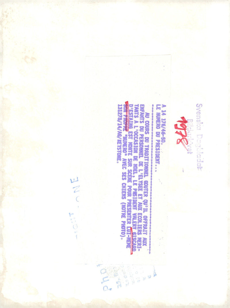 Frankrikes president Giscard D &