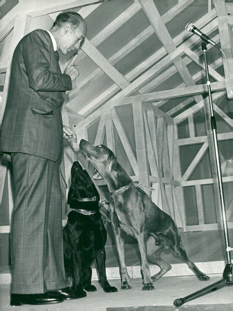 Frankrikes president Giscard D &