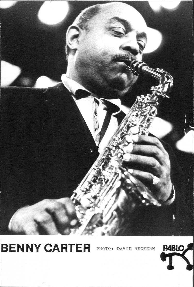Benny Carter, jazz musician - Vintage Photograph