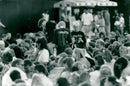 The audience during a Roxette concert - Vintage Photograph