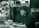 Roxette. Micke Massaro at the mixer table - Vintage Photograph