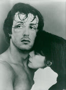Sylvester Stallone in the movie &quot;Rocky&quot; - Vintage Photograph