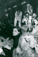 Pablo Picasso's daughter Paloma Picasso at the fashion show of Karl Lagerfeld, designer for Chloe - Vintage Photograph