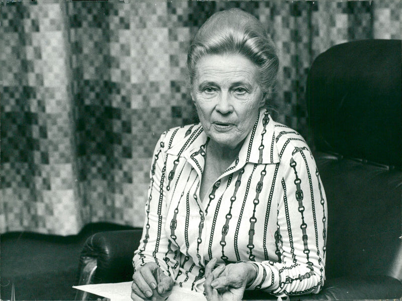 Politician Alva Myrdal - Vintage Photograph