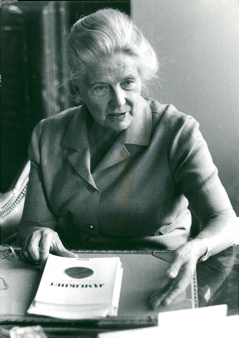 Politician Alva Myrdal - Vintage Photograph