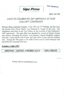 Iman and her unknown company arrive at Princess Diana&