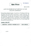 Iman and her unknown company arrive at Princess Diana&