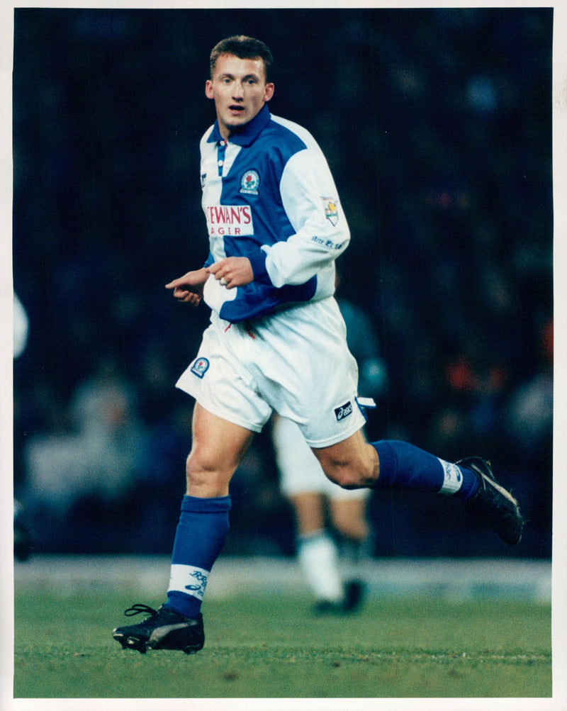 Football player Billy McKinlay - Blackburn Rovers FC - Vintage Photograph