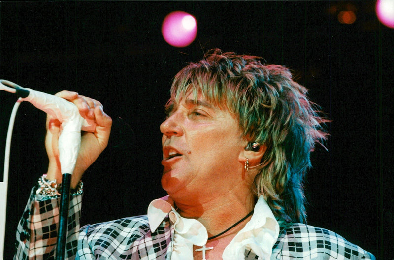 Rod Stewart music artist - Vintage Photograph