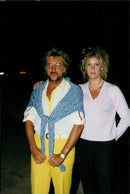 Rod Stewart with Rachel Hunter - Vintage Photograph