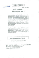 Rod Stewart and Rachel Hunter in Cannes - Vintage Photograph