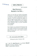 Rod Stewart and Rachel Hunter in Cannes - Vintage Photograph