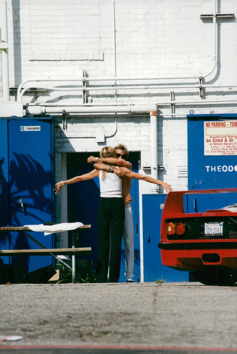 Rod Stewart and Rachel Kramas - Vintage Photograph