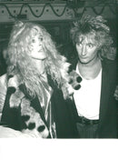 Alana Hamilton and Rod Stewart - Vintage Photograph