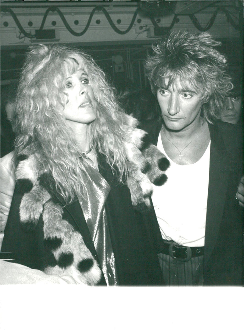Alana Hamilton and Rod Stewart - Vintage Photograph