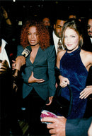 Janet Jackson along with Lisa Marie Presley at the album release of Velvet Rope - Vintage Photograph