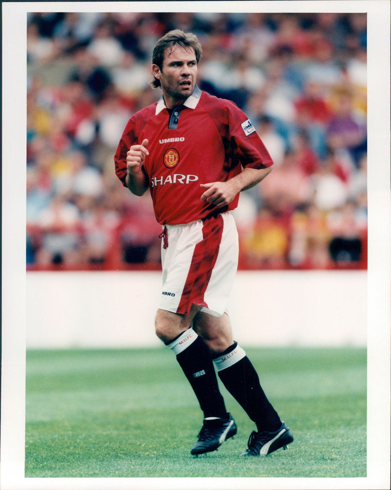 Brian McClair, football player Manchester United FC - Vintage Photograph