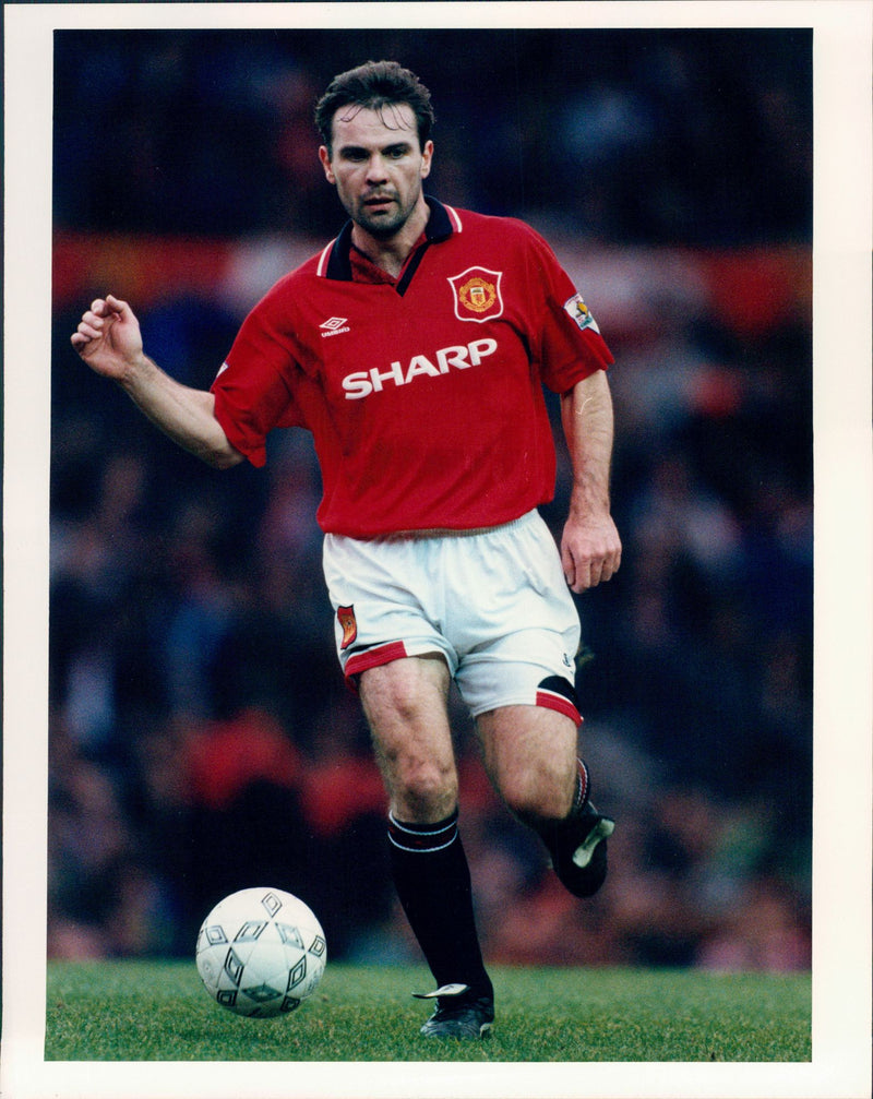 Brian McClair, football player Manchester United FC - Vintage Photograph