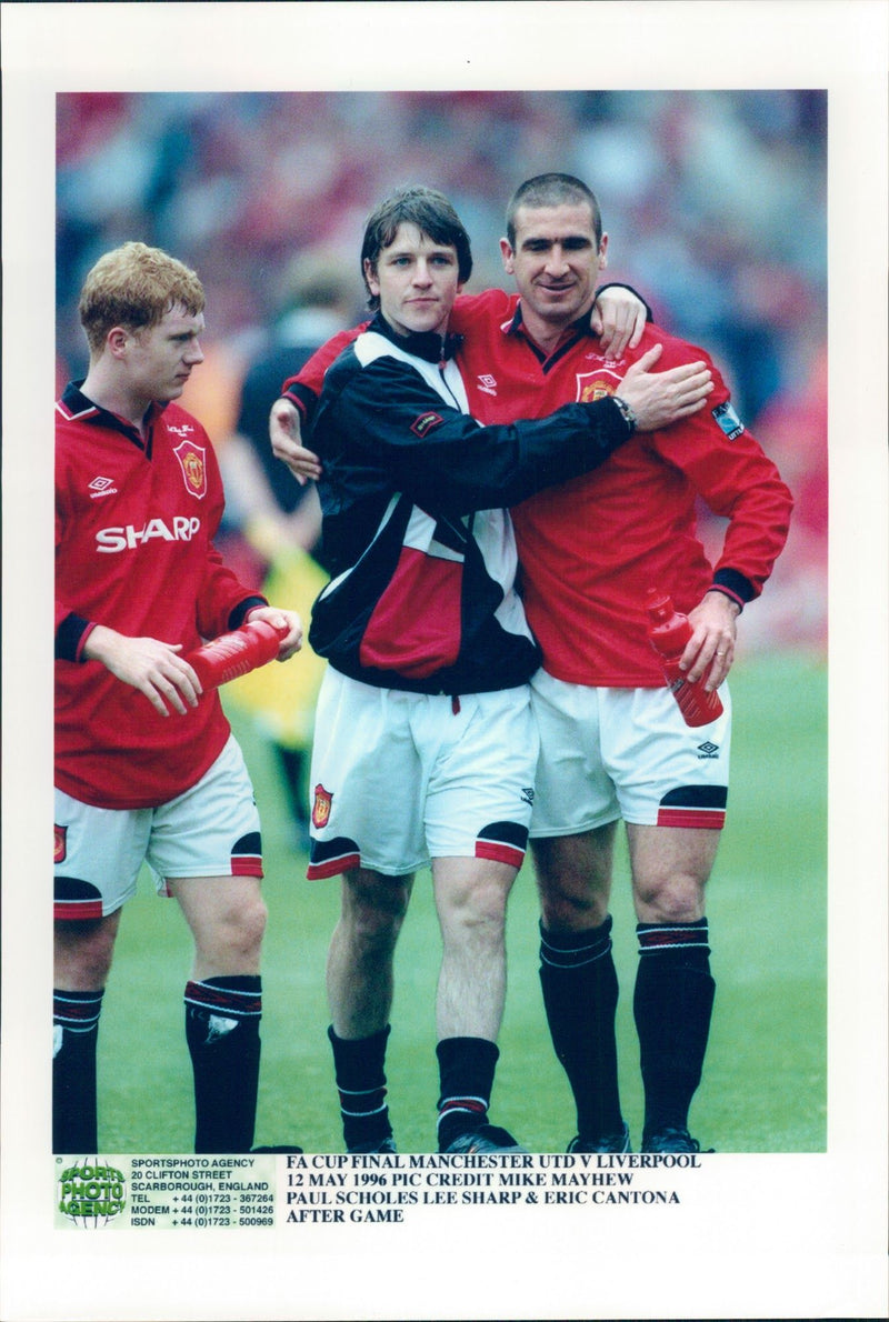 FA Cup final Manchester United against Liverpool - Vintage Photograph