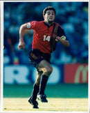 Atletico Madrid FC football player, Francisco Narvaez Kiko. - Vintage Photograph