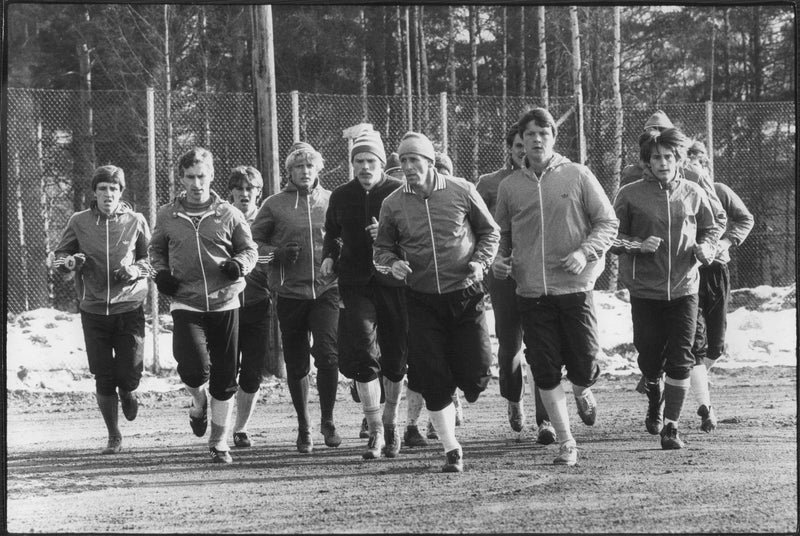 Football team Brage - Vintage Photograph