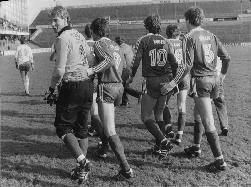 Football team Brage - Vintage Photograph