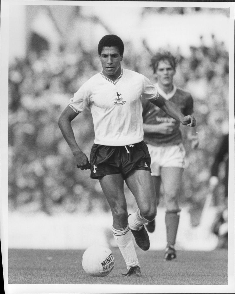 Football player Chris Hughton (Tottenham) - Vintage Photograph