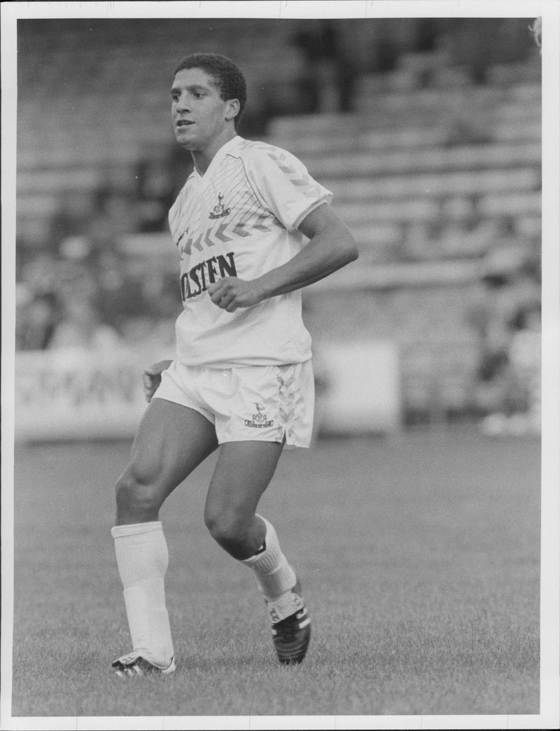 Football player Chris Hughton (Tottenham) - Vintage Photograph