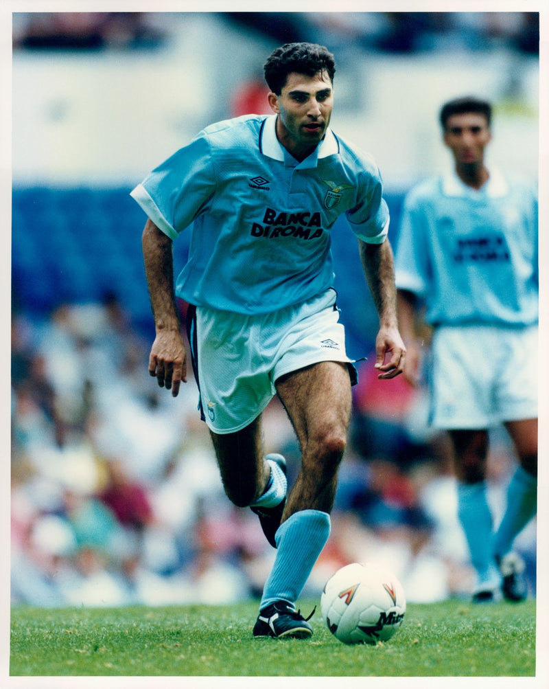 Giampaolo Saurini, football player Lazio - Vintage Photograph