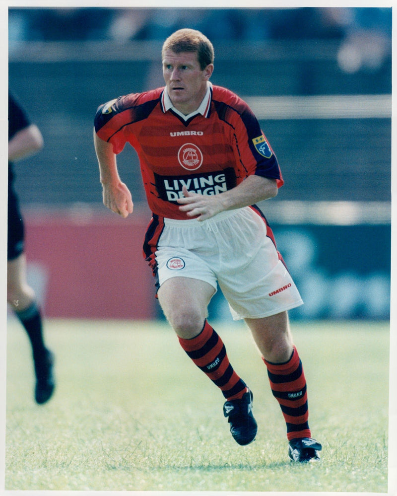 Duncan Shearer, football player Aberdeen FC - Vintage Photograph