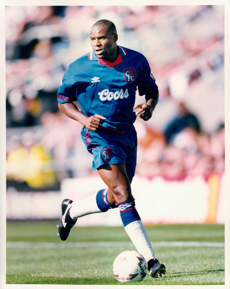 Frank Sinclair, football player Chelsea FC - Vintage Photograph