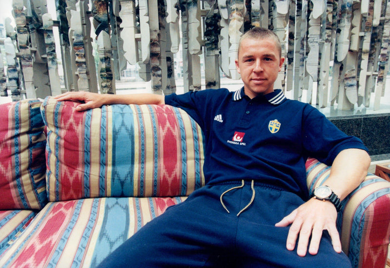 Fredrik SÃ¶derstrÃ¶m, soccer player Swedish national team - Vintage Photograph