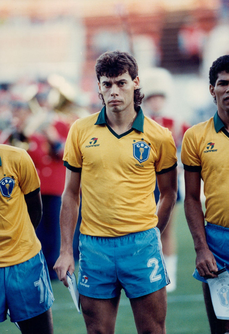 Brazilian football player Paolo Roberto. - Vintage Photograph