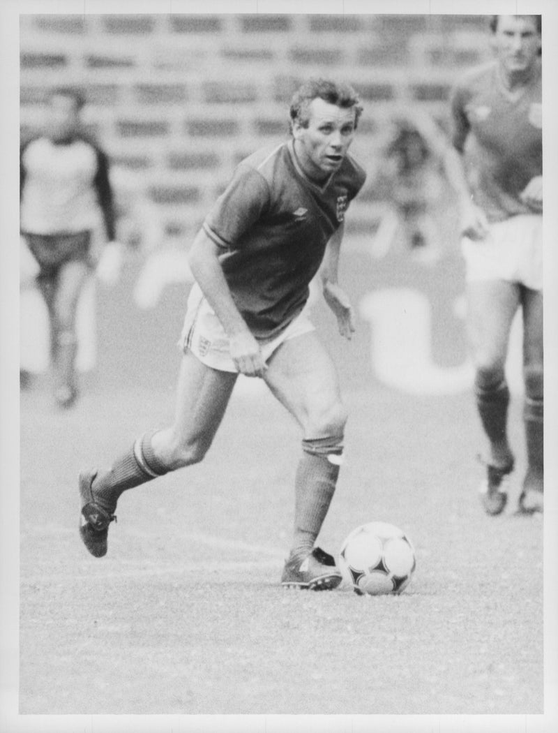 English football player Peter Reid. - Vintage Photograph